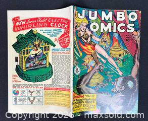 MaxSold Auction: Jumbo Comics No. 112 — Sheena feature, 10¢, 52 pages - Ottawa (Ontario, Canada) PARTNER MANAGED Downsizing Online Auction - Fallowfield Road