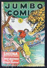 MaxSold Auction: Jumbo Comics No. 128 — Sheena (Queen of the Jungle) - Ottawa (Ontario, Canada) PARTNER MANAGED Downsizing Online Auction - Fallowfield Road