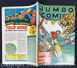 MaxSold Auction: Jumbo Comics No. 128 — Sheena (Queen of the Jungle) - Ottawa (Ontario, Canada) PARTNER MANAGED Downsizing Online Auction - Fallowfield Road