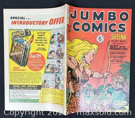 MaxSold Auction: Jumbo Comics No. 130 - Sheena (Fiction House, Dec, 10¢) - Ottawa (Ontario, Canada) PARTNER MANAGED Downsizing Online Auction - Fallowfield Road