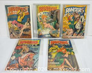 MaxSold Auction: Lot of Rangers Comics — Firehair Nos. 25,41, 47, 53, 54 - Ottawa (Ontario, Canada) PARTNER MANAGED Downsizing Online Auction - Fallowfield Road