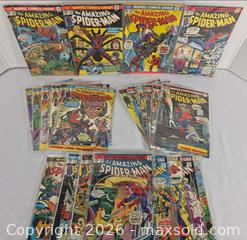MaxSold Auction: The Amazing Spider-Man Comics Lot (1970s) Marvel Comics - Ottawa (Ontario, Canada) PARTNER MANAGED Downsizing Online Auction - Fallowfield Road