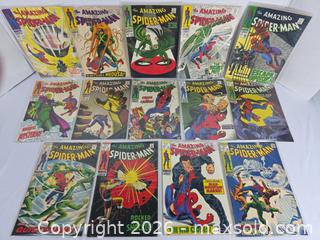 MaxSold Auction: The Amazing Spider-Man Issues 61–75 (15 Comics) - Ottawa (Ontario, Canada) PARTNER MANAGED Downsizing Online Auction - Fallowfield Road