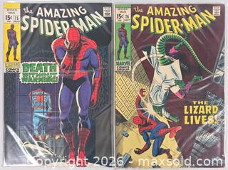 MaxSold Auction: The Amazing Spider-Man Lot — Includes Key Issue #78 - Ottawa (Ontario, Canada) PARTNER MANAGED Downsizing Online Auction - Fallowfield Road