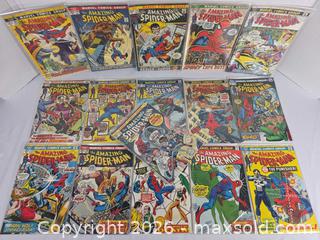MaxSold Auction: The Amazing Spider-Man Marvel Comics 1970s Single Issue Lot - Ottawa (Ontario, Canada) PARTNER MANAGED Downsizing Online Auction - Fallowfield Road