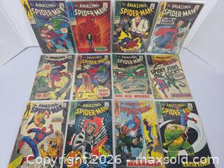 MaxSold Auction: The Amazing Spider-Man Silver Age Lot — Marvel Comics - Ottawa (Ontario, Canada) PARTNER MANAGED Downsizing Online Auction - Fallowfield Road