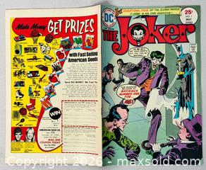 MaxSold Auction: THE JOKER DC Comics 1975-1976 - 7 issues  - Ottawa (Ontario, Canada) PARTNER MANAGED Downsizing Online Auction - Fallowfield Road