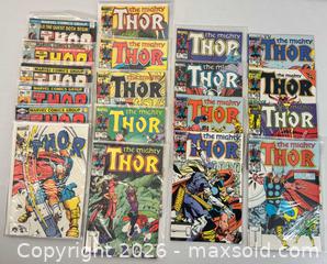 MaxSold Auction: THOR - MARVEL COMICS GROUP - 1977-1986 (19 issues) - Ottawa (Ontario, Canada) PARTNER MANAGED Downsizing Online Auction - Fallowfield Road