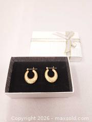 MaxSold Auction: 14K Gold Earrings - Toronto (Ontario, Canada) SELLER MANAGED Estate Sale Online Auction - Swanwick Avenue