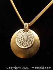 MaxSold Auction: Gold Designer Necklace - Toronto (Ontario, Canada) SELLER MANAGED Estate Sale Online Auction - Swanwick Avenue