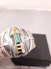 MaxSold Auction: Hand Made Sterling Silver Indigenous Art Cuff - Toronto (Ontario, Canada) SELLER MANAGED Estate Sale Online Auction - Swanwick Avenue