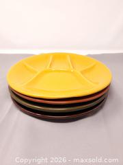 MaxSold Auction: Set of 4 Multi Coloured Beauceware Plates - Toronto (Ontario, Canada) SELLER MANAGED Estate Sale Online Auction - Swanwick Avenue
