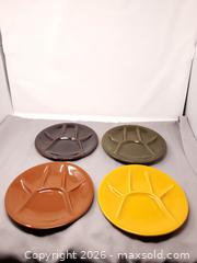 MaxSold Auction: Set of 4 Multi Coloured Beauceware Plates - Toronto (Ontario, Canada) SELLER MANAGED Estate Sale Online Auction - Swanwick Avenue