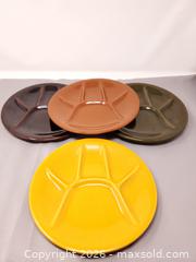 MaxSold Auction: Set of 4 Multi Coloured Beauceware Plates - Toronto (Ontario, Canada) SELLER MANAGED Estate Sale Online Auction - Swanwick Avenue