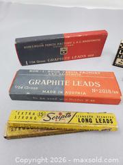 MaxSold Auction: Twelve Vintage Packages of Pencil Leads - Toronto (Ontario, Canada) SELLER MANAGED Estate Sale Online Auction - Swanwick Avenue