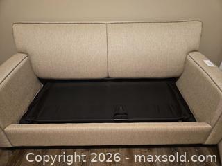 MaxSold Auction: Gray Upholstered Sleeper Sofa Bed - Full/Double - Centre Hastings (Ontario, Canada) PARTNER MANAGED Estate Sale Online Auction - Mckenzie Street