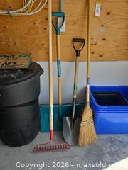 MaxSold Auction: Lot of 5-8 Assorted Trash Bins, Outdoor Tools & Doormat - Centre Hastings (Ontario, Canada) PARTNER MANAGED Estate Sale Online Auction - Mckenzie Street