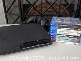 MaxSold Auction: Sony PlayStation 3 Slim Console with Controllers & Games - Hayward (California, USA) SELLER MANAGED Reseller Online Auction - Oakhill Way