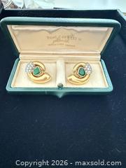 MaxSold Auction: Emerald earrings A - Vancouver (British Columbia, Canada) Estate Sale Online Auction - Balaclava Street