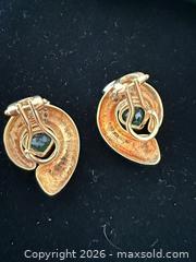 MaxSold Auction: Emerald earrings A - Vancouver (British Columbia, Canada) Estate Sale Online Auction - Balaclava Street