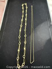 MaxSold Auction: Gold chains A - Vancouver (British Columbia, Canada) Estate Sale Online Auction - Balaclava Street