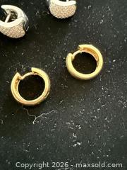 MaxSold Auction: Hoop earrings A - Vancouver (British Columbia, Canada) Estate Sale Online Auction - Balaclava Street