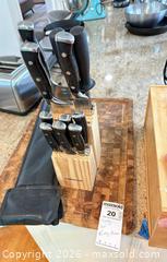 MaxSold Auction: Farberware & Cuisinart Cutlery, Block, Cutting Board A - Acton (Massachusetts, USA) Moving Online Auction - West Side Drive