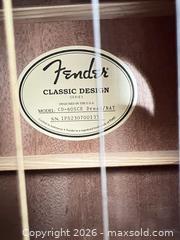 MaxSold Auction: Fender Acoustic-Electric Guitar A - Acton (Massachusetts, USA) Moving Online Auction - West Side Drive
