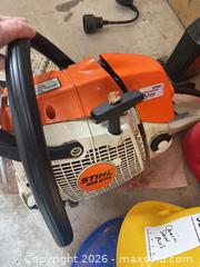 MaxSold Auction: Chain Saw and Accessories B  - South Frontenac (Ontario, Canada) Downsizing Online Auction - Middle Woodland Drive