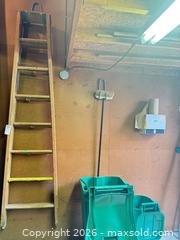 MaxSold Auction: 8 ft Wooden Single-Section Ladder with Top Hook D - Mississauga (Ontario, Canada) Estate Sale Online Auction - Teeswater Road