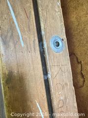 MaxSold Auction: 8 ft Wooden Single-Section Ladder with Top Hook D - Mississauga (Ontario, Canada) Estate Sale Online Auction - Teeswater Road