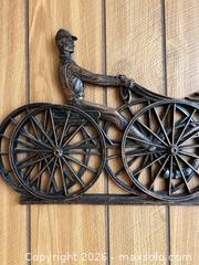 MaxSold Auction: Antique Bronze Metal Horse & Carriage Wall Decor B - Mississauga (Ontario, Canada) Estate Sale Online Auction - Teeswater Road