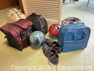 MaxSold Auction: Bowling Balls, Bags & Shoes with Storm, Columbia 300, Boost Logos and other Brands B - Mississauga (Ontario, Canada) Estate Sale Online Auction - Teeswater Road