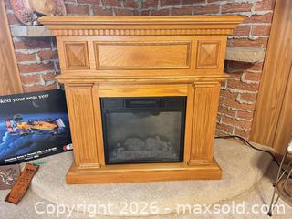 MaxSold Auction: Electric Fireplace Insert & Wood Mantel D - Mississauga (Ontario, Canada) Estate Sale Online Auction - Teeswater Road