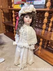 MaxSold Auction: Handcrafted Marion Kernighan Porcelain Doll B - Mississauga (Ontario, Canada) Estate Sale Online Auction - Teeswater Road