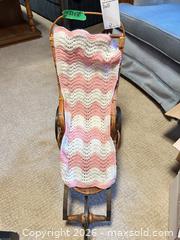 MaxSold Auction: Handcrafted Marion Kernighan Porcelain Doll with Wicker Carriage B - Mississauga (Ontario, Canada) Estate Sale Online Auction - Teeswater Road