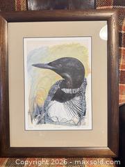 MaxSold Auction: Limited Edition Loon Framed Print, #199/200, Signed D - Mississauga (Ontario, Canada) Estate Sale Online Auction - Teeswater Road