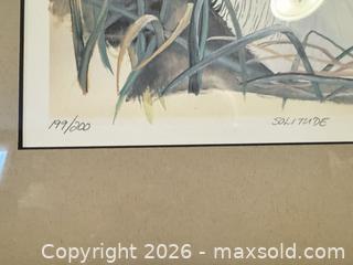MaxSold Auction: Limited Edition Loon Framed Print, #199/200, Signed D - Mississauga (Ontario, Canada) Estate Sale Online Auction - Teeswater Road