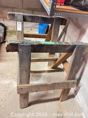 MaxSold Auction: Pair of Wooden Sawhorses D - Mississauga (Ontario, Canada) Estate Sale Online Auction - Teeswater Road