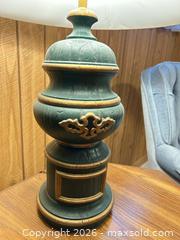 MaxSold Auction: Traditional Vintage Green and Brass Table Lamp B - Mississauga (Ontario, Canada) Estate Sale Online Auction - Teeswater Road