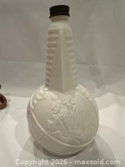 MaxSold Auction: 1939 Vintage World's Fair Milk Glass Bottle, Stoneware Jug & Alabaster Bowl - Chelsea (Massachusetts, USA) SELLER MANAGED Downsizing Online Auction -  Admirals Way