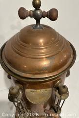MaxSold Auction: Copper coffee Urn with Wooden Handles - Chelsea (Massachusetts, USA) SELLER MANAGED Downsizing Online Auction -  Admirals Way