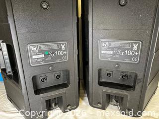 MaxSold Auction: Electro-Voice EV Sx100+ 2-way high-efficiency speakers (Pair) - Chelsea (Massachusetts, USA) SELLER MANAGED Downsizing Online Auction -  Admirals Way