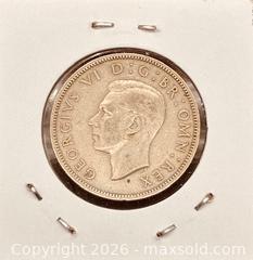 MaxSold Auction: 1951 GB King George VI Two Shilling  - Newmarket (Ontario, Canada) PARTNER MANAGED Reseller Online Auction - Walter Avenue
