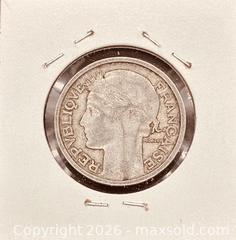 MaxSold Auction:  1959 French 2 Francs  - Newmarket (Ontario, Canada) PARTNER MANAGED Reseller Online Auction - Walter Avenue