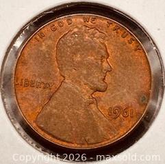 MaxSold Auction:  1961 US Lincoln One Cent  - Newmarket (Ontario, Canada) PARTNER MANAGED Reseller Online Auction - Walter Avenue