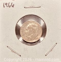 MaxSold Auction:  1966 US Roosevelt Dime - Newmarket (Ontario, Canada) PARTNER MANAGED Reseller Online Auction - Walter Avenue