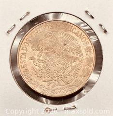 MaxSold Auction: 1973 Mexican 5 Pesos  - Newmarket (Ontario, Canada) PARTNER MANAGED Reseller Online Auction - Walter Avenue