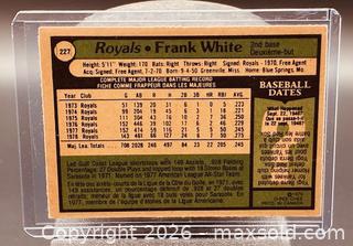MaxSold Auction: 1979 Topps Frank White Baseball Collectible Trading Card  - Newmarket (Ontario, Canada) PARTNER MANAGED Reseller Online Auction - Walter Avenue
