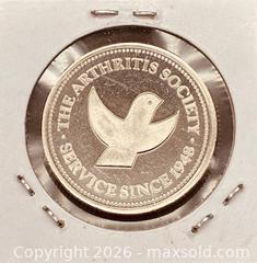 MaxSold Auction: 1982 Cdn. Canadian Arthritis Society Token  - Newmarket (Ontario, Canada) PARTNER MANAGED Reseller Online Auction - Walter Avenue